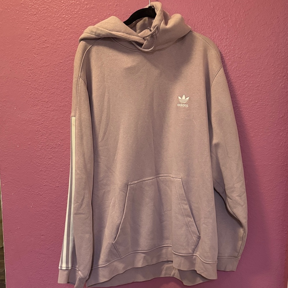 Adidas Men's Lavender Hoodie